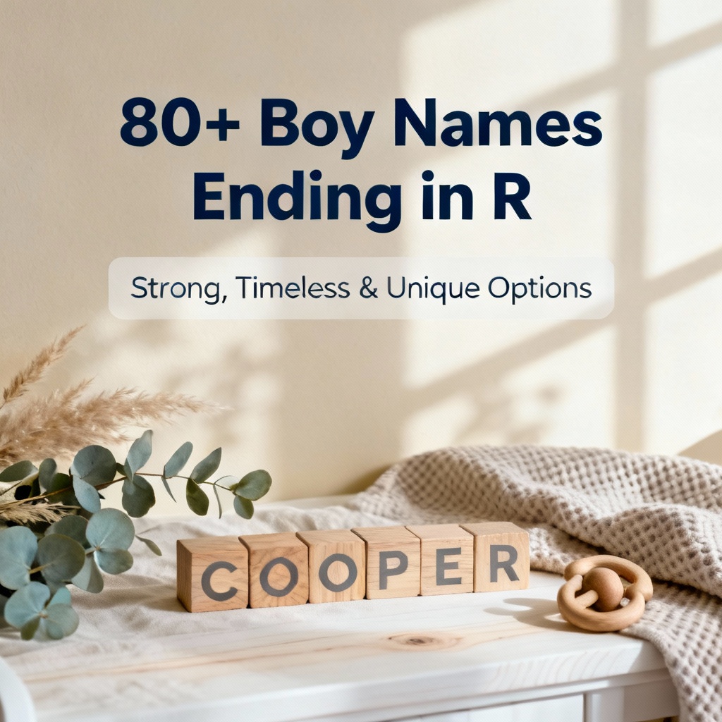 80+ Cutest Boy Names Ending in R The Ultimate 2026 Guide Featured Image