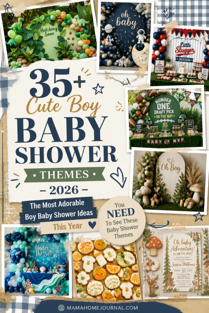 35+ Cute Boy Baby Shower Themes