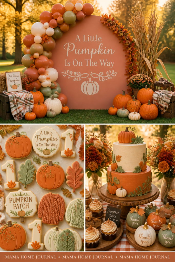 A Little Pumpkin Is On The Way (Autumn Pumpkin Theme)