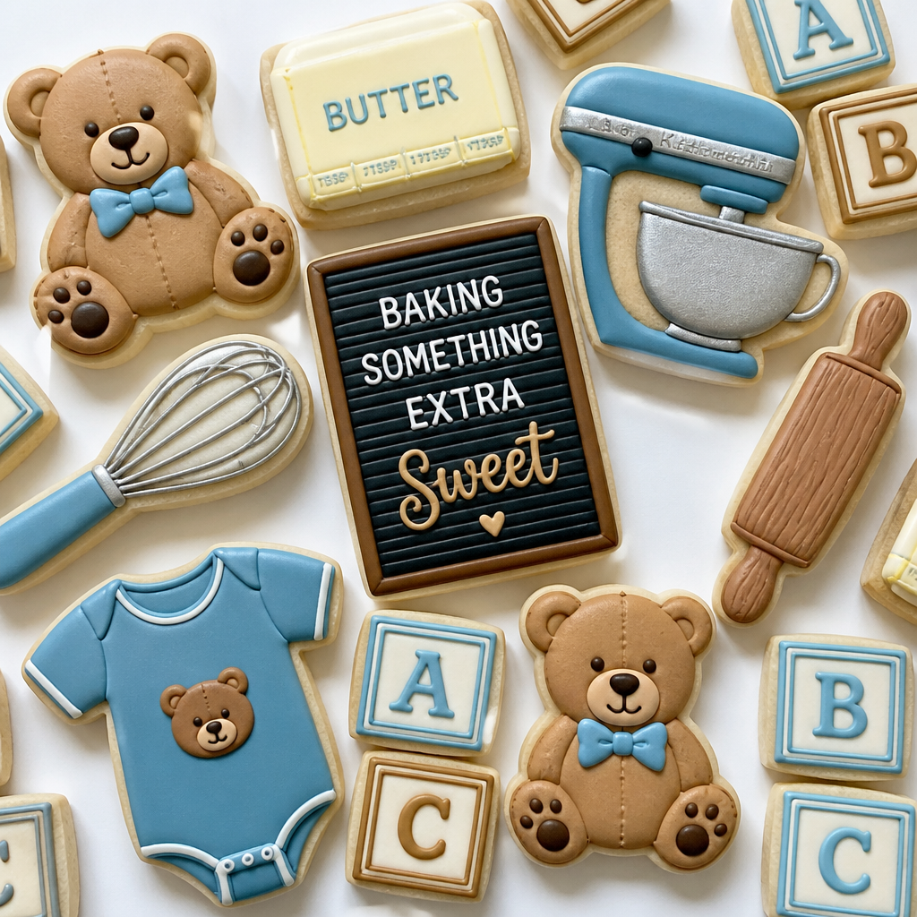 Baking Something Sweet Themed Cookie Set