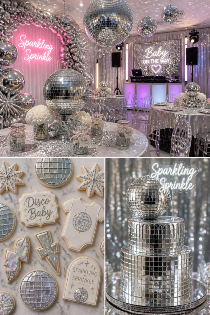 Disco Ball Baby Shower Theme