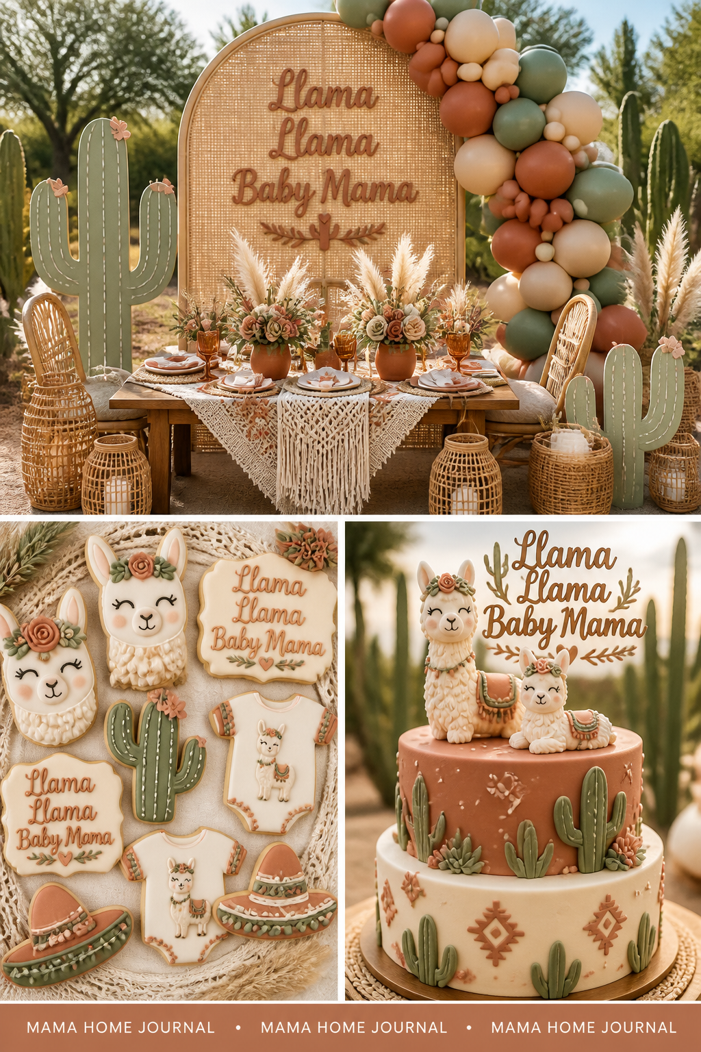 Llama Llama Baby Mama (Llama Theme)
