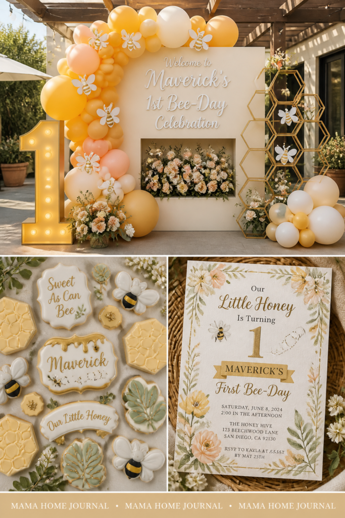 Mommy To Bee (Bumble Bee Theme)