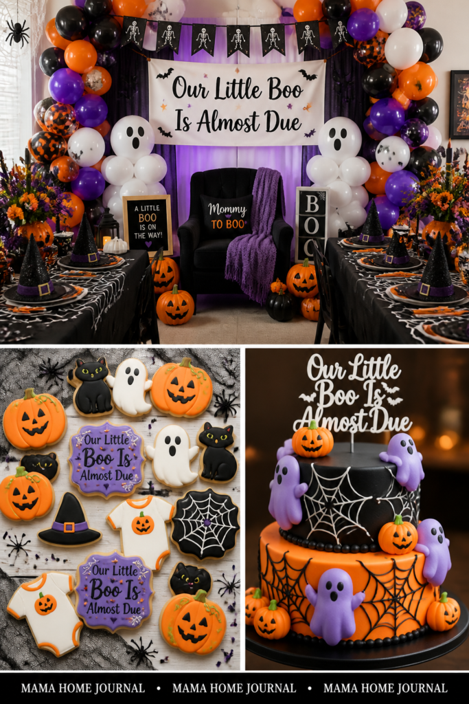 Our Little Boo Is Almost Due (Halloween Theme)