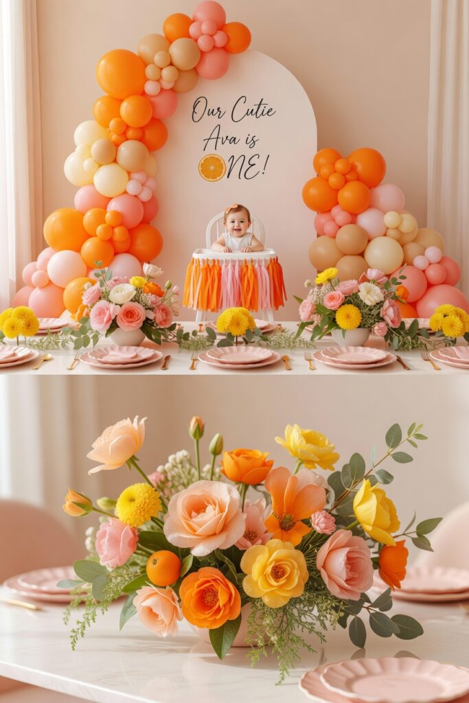 Our Little Cutie Is One (Citrus Theme)