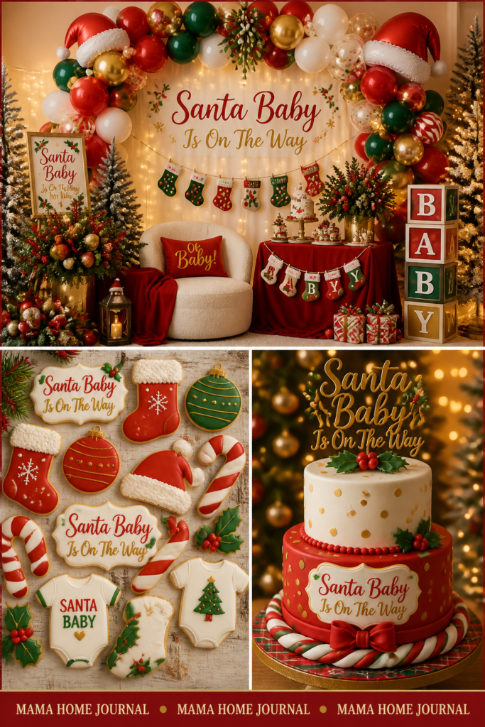 Santa Baby Baby Shower (Christmas Theme)