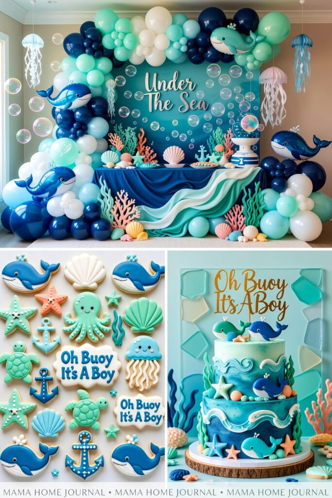 Under The Sea Boy Baby Shower Theme