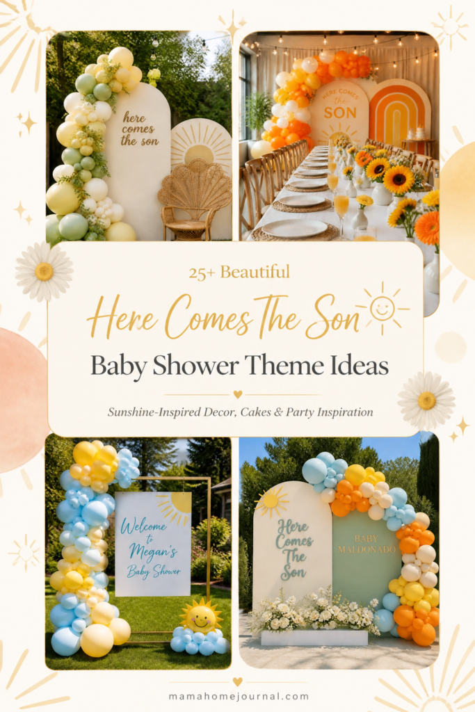 25+ Beautiful Here Comes The Son Baby Shower Theme Ideas for a Dreamy Baby Boy Shower