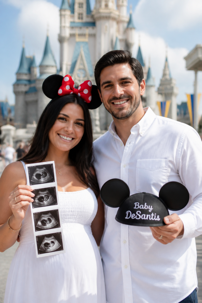 Pose With Your Partner, Sonogram, and Mickey Mouse Ears