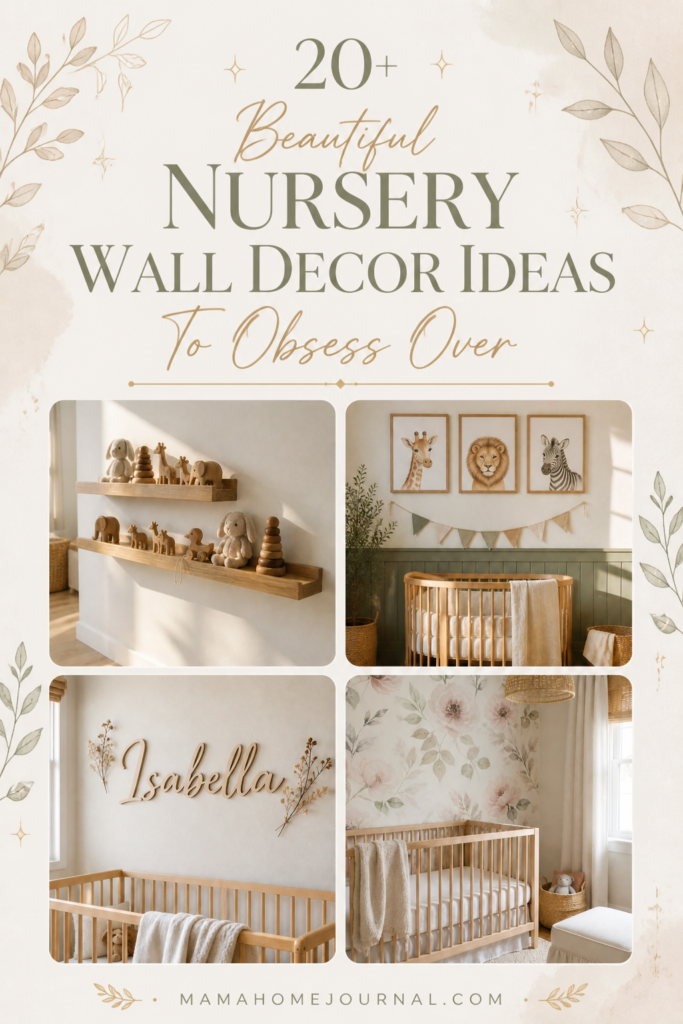 20+ Beautiful Nursery Wall Decor Ideas You'll Want to Copy