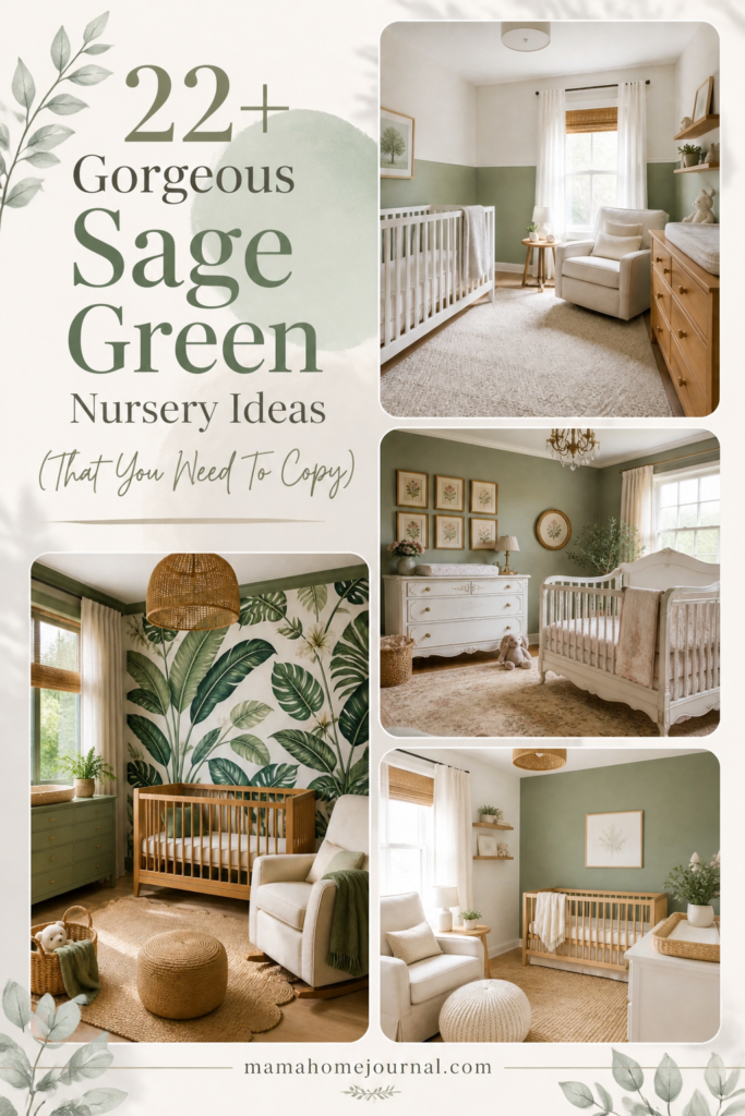 22+ Sage Green Nursery Ideas