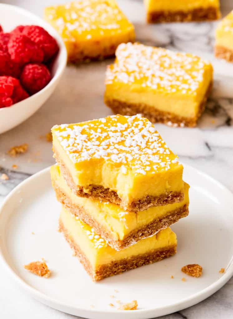 Healthy Lemon Bars