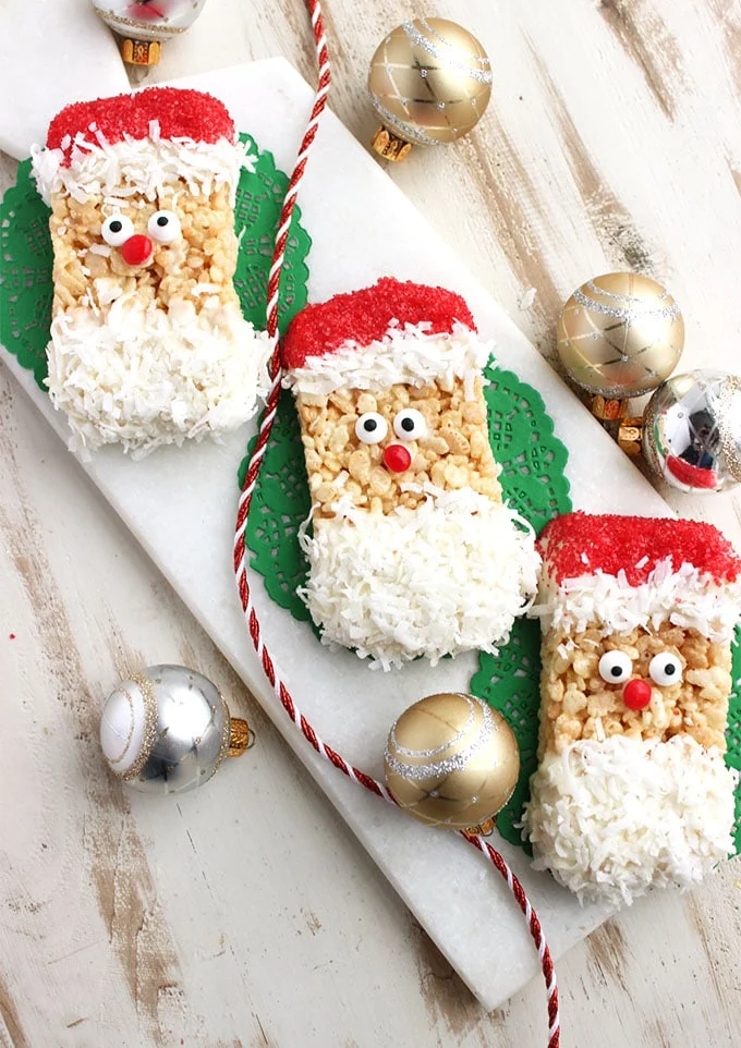 Santa Rice Krispies Treats