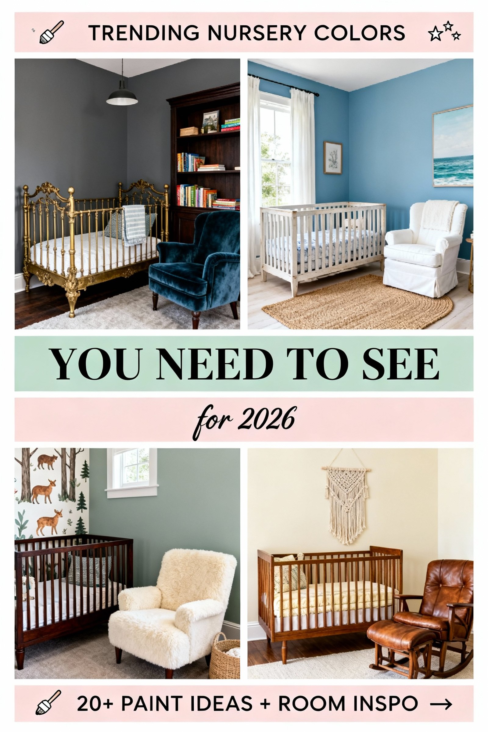 20+ Viral Nursery Paint Colors That Transform Baby Rooms (2026 Trending ...