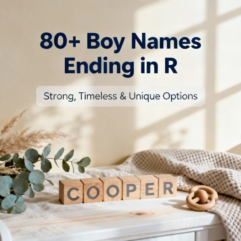 80+ Cutest Boy Names Ending in R The Ultimate 2026 Guide Featured Image