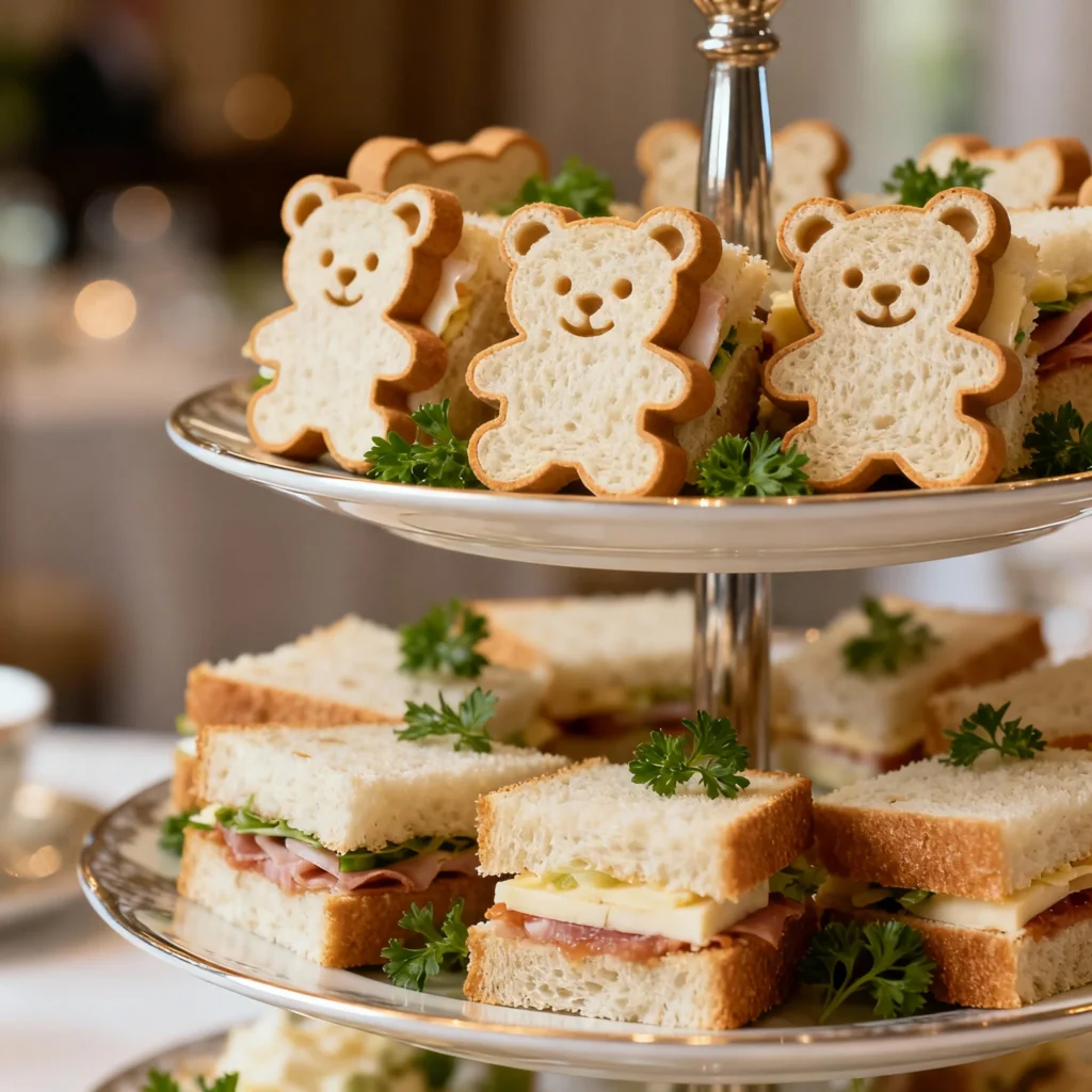 Bear-Shaped Sandwiches