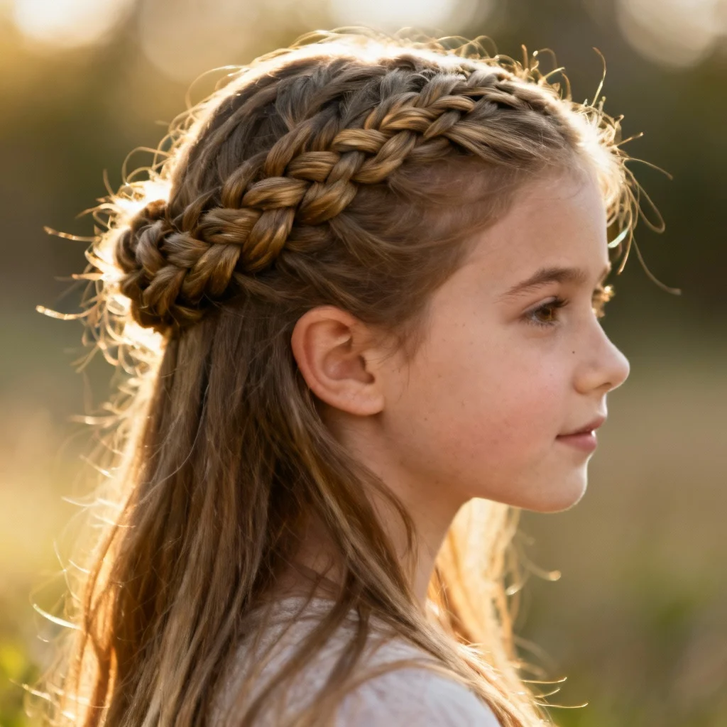 Braided Hairstyles For Girls - Fishtail Braid
