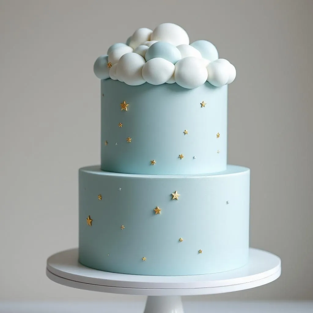 Celestial Happy Cloud Whimsy with Contemporary Twist