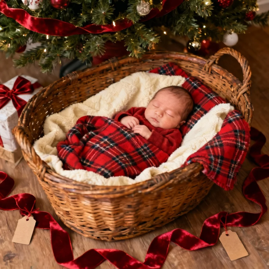 Classic Christmas Baby Photos 1