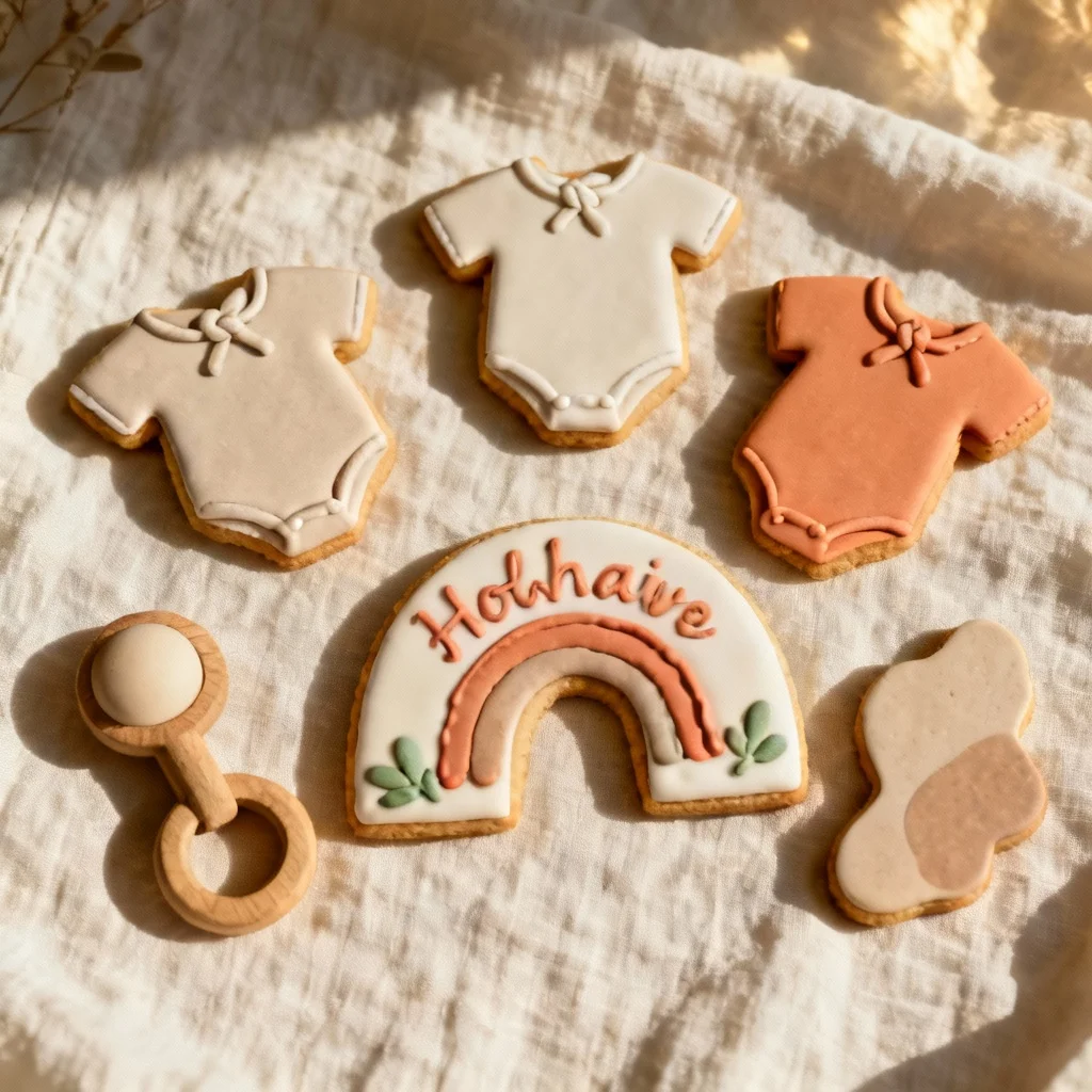 Earthy Boho Rainbow and Rattle Set