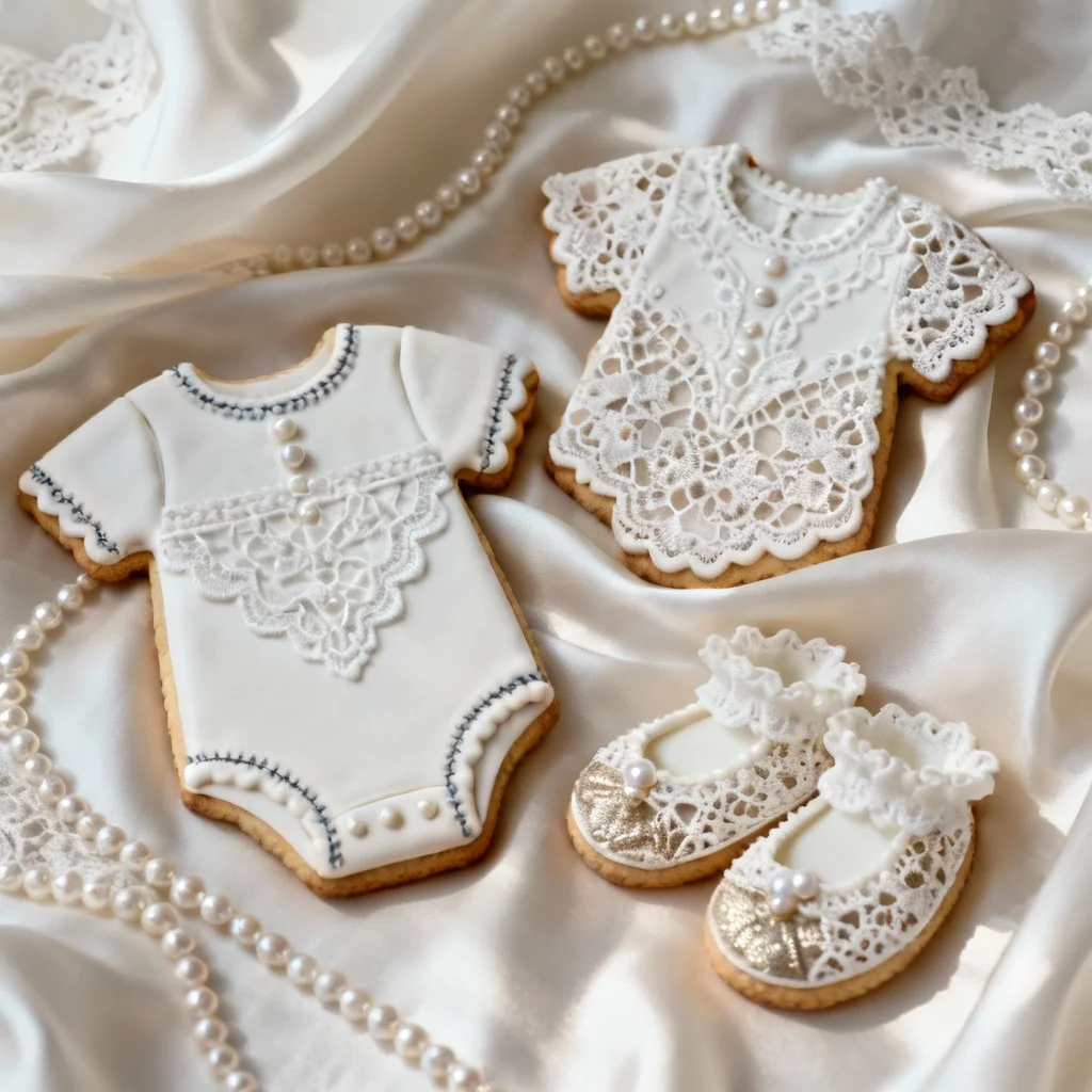 Elegant Lace and Pearls Set