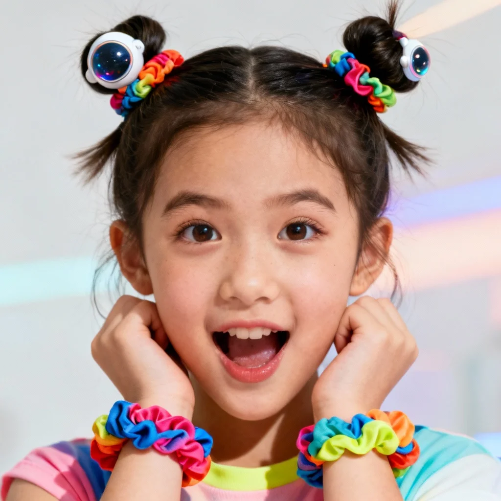 Fun & Playful Styles - Mini Space Buns