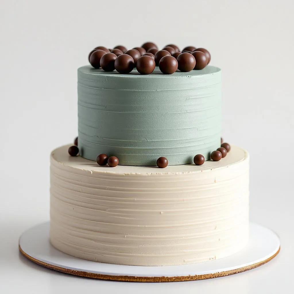 Green, Grey & Gold Balls Contemporary Texture