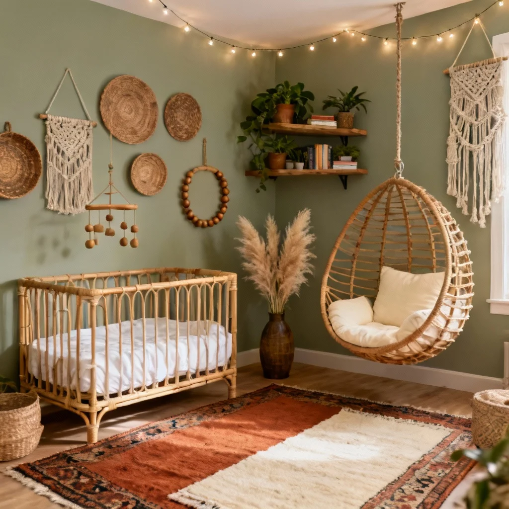 Green Nursery Paint Colors - Sherwin Williams Clary Sage (SW 6178)