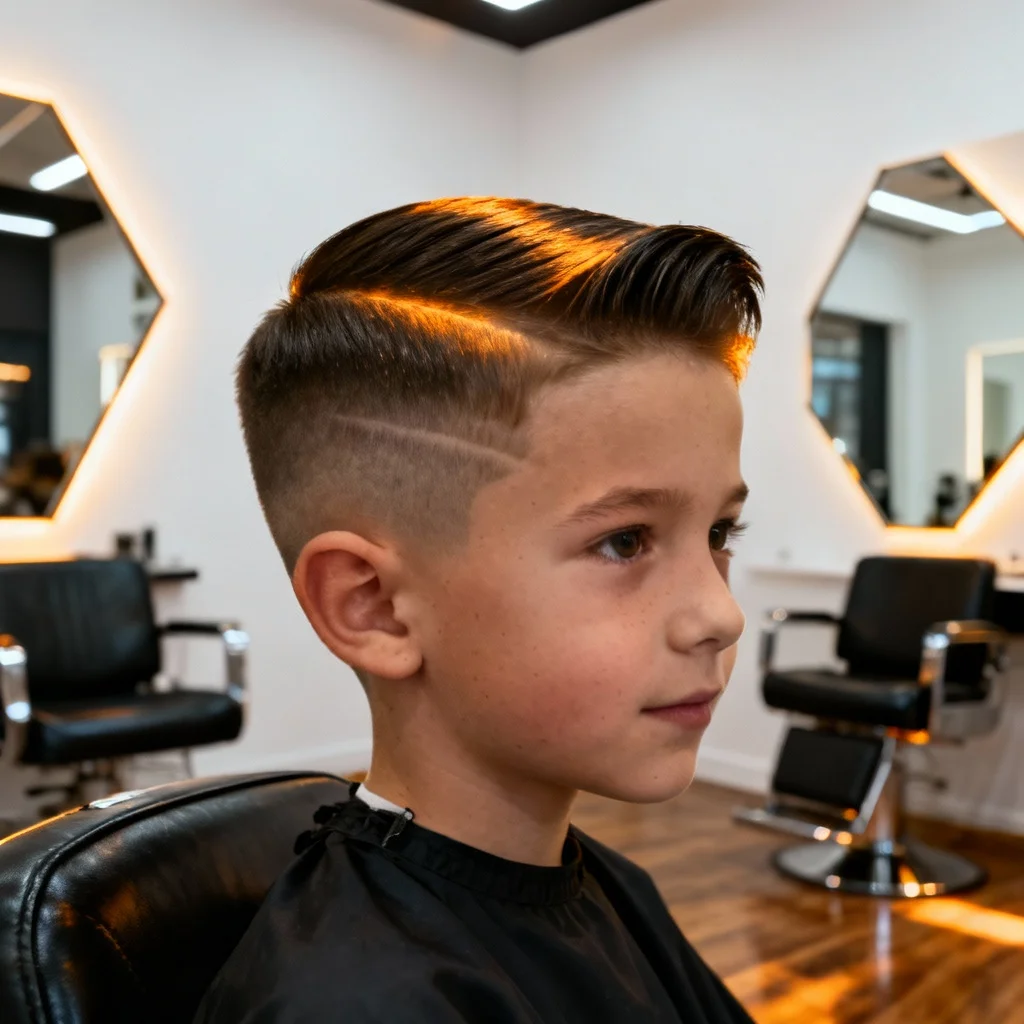 Hard Side Part with Fade