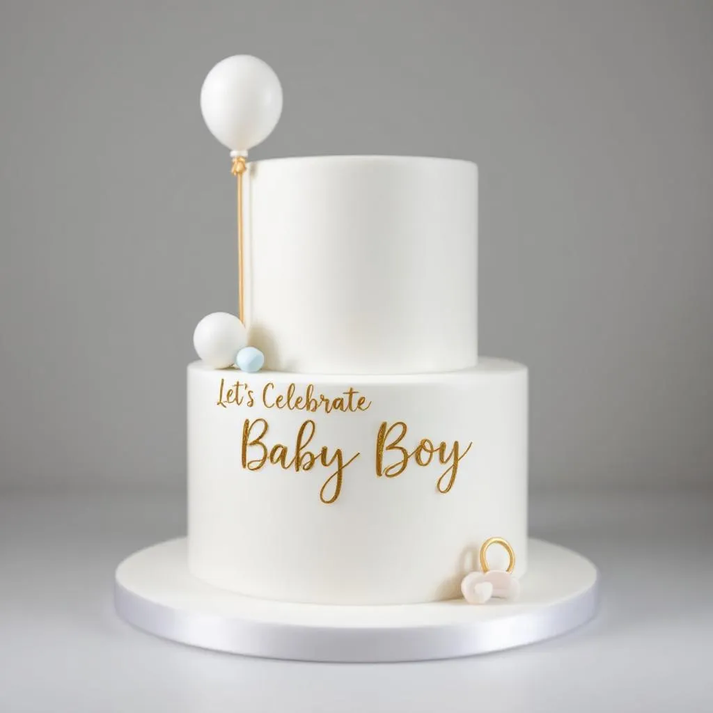 Let's Celebrate Baby Boy Minimalist Essentials