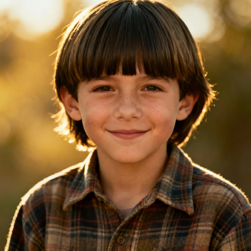 Middle Part (Curtain Hair)