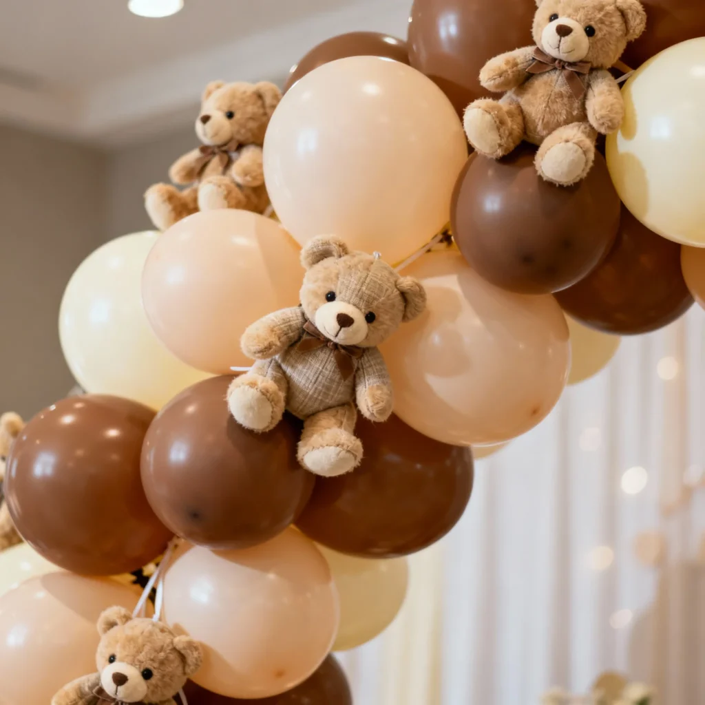 Mini Teddy Bear Balloon Display