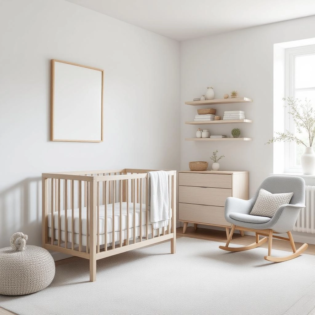 Minimal + Charming Modern Simplicity Nursery Room Idea for Boys