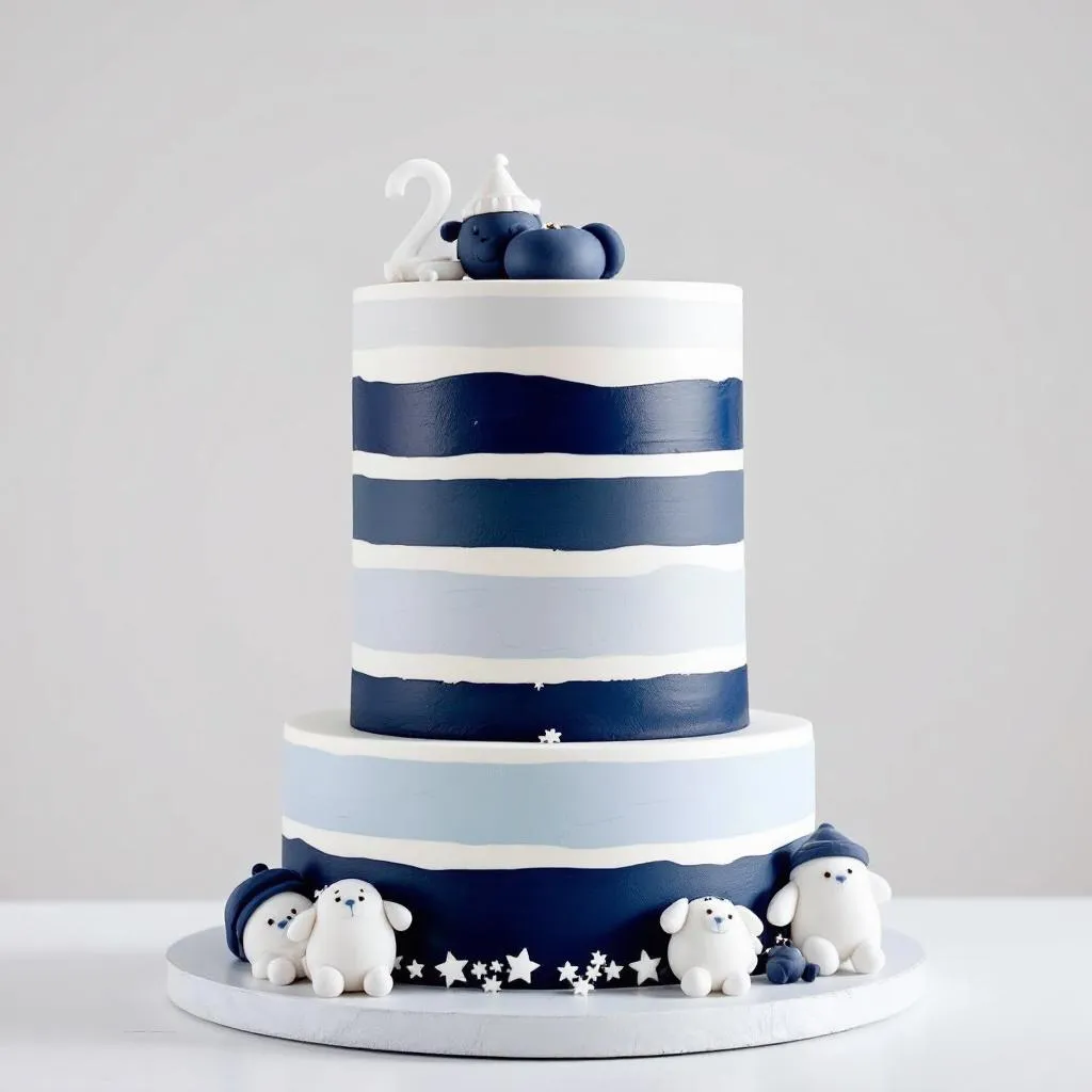 Modern Bold Stripes Color Palette Showcase