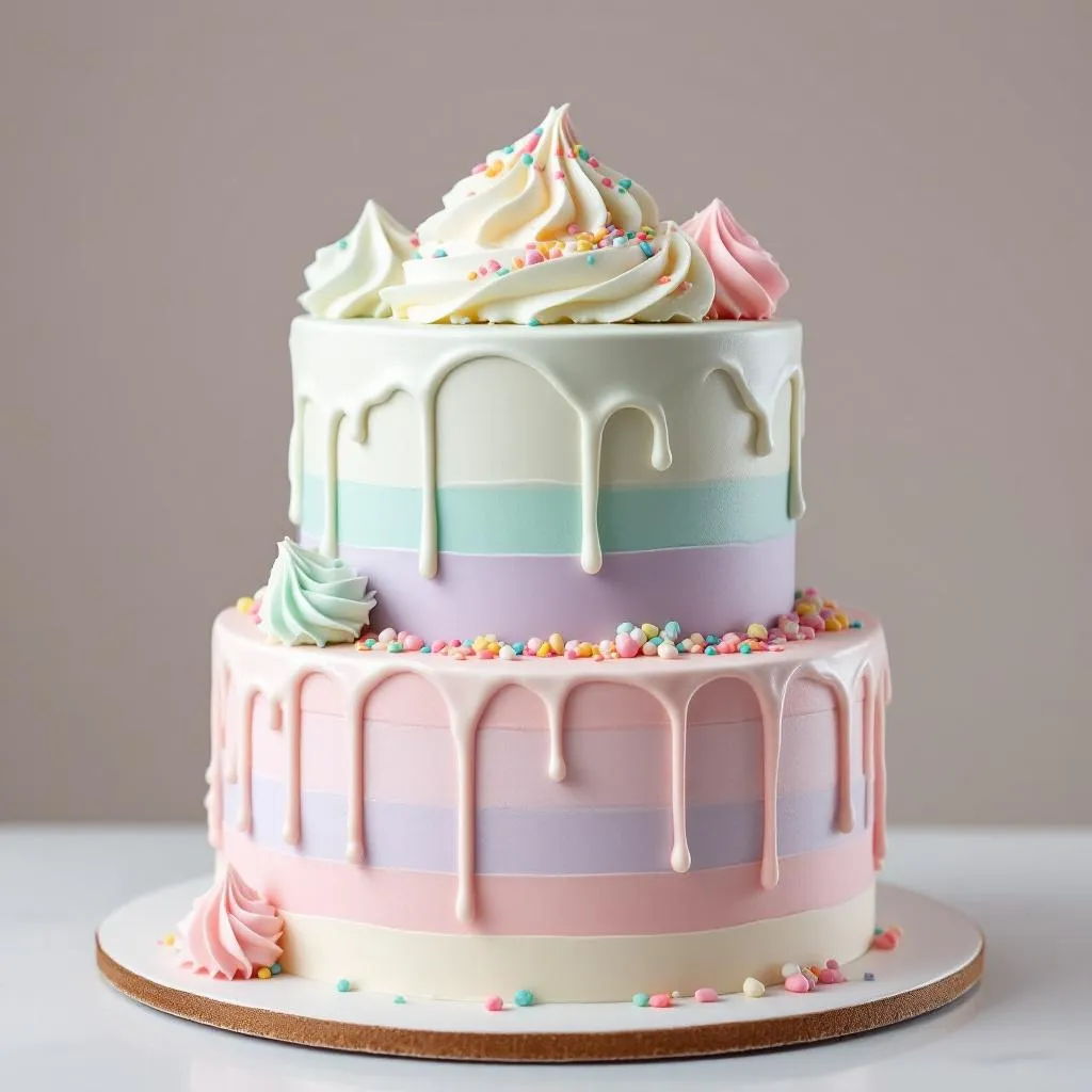 Pastel Ice Cream Cone Sweet Concept