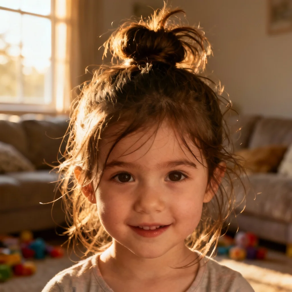 Quick & Easy Everyday Hairstyles - Messy Knot Top