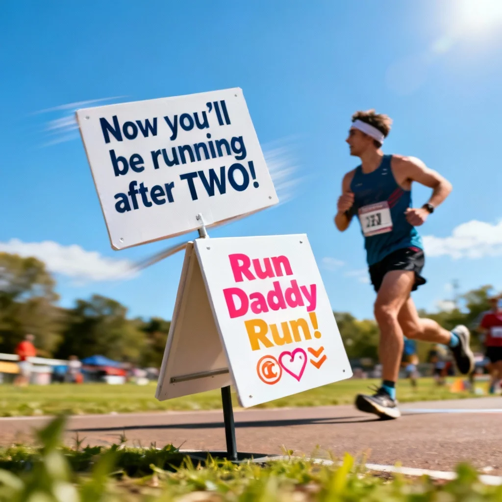 Runner's Finish Line Surprise