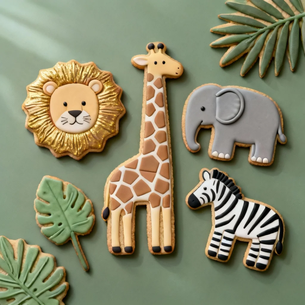 Safari Animals Jungle Cookie Collection