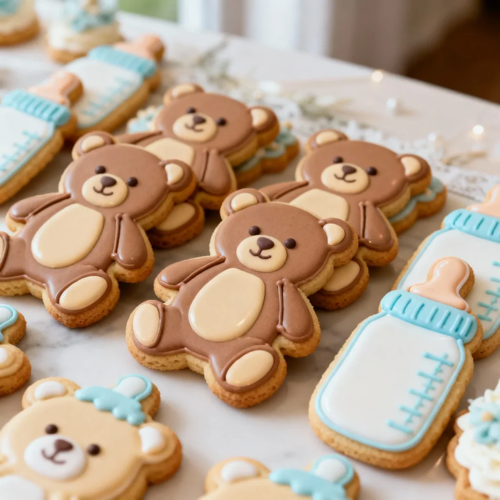 Teddy Bear Sugar Cookies