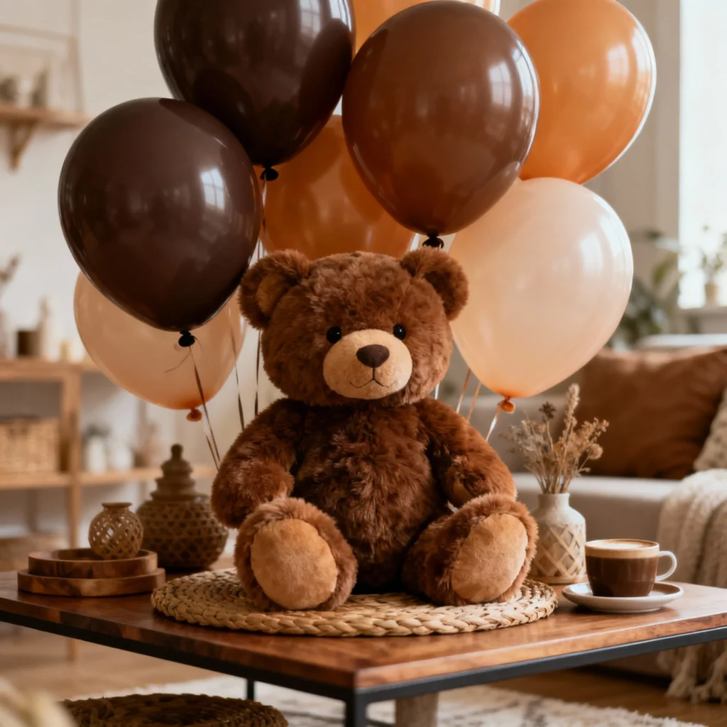Teddy Bear Table Centerpieces (Monochromatic)