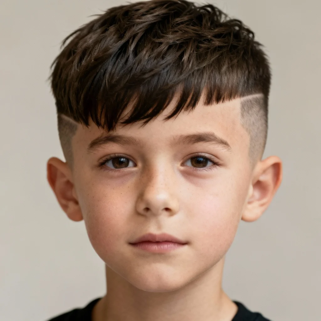 Textured French Crop with High Skin Fade