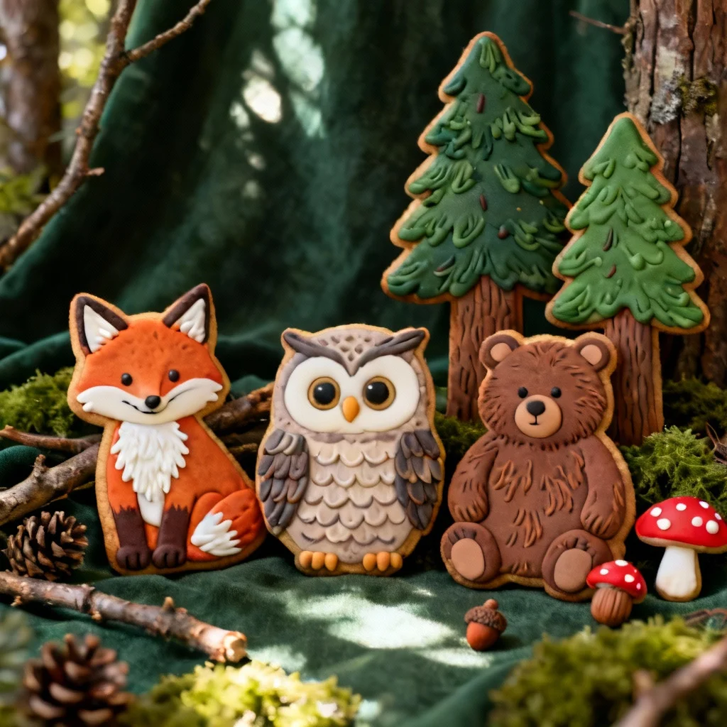 Woodland Creatures and Forest Set
