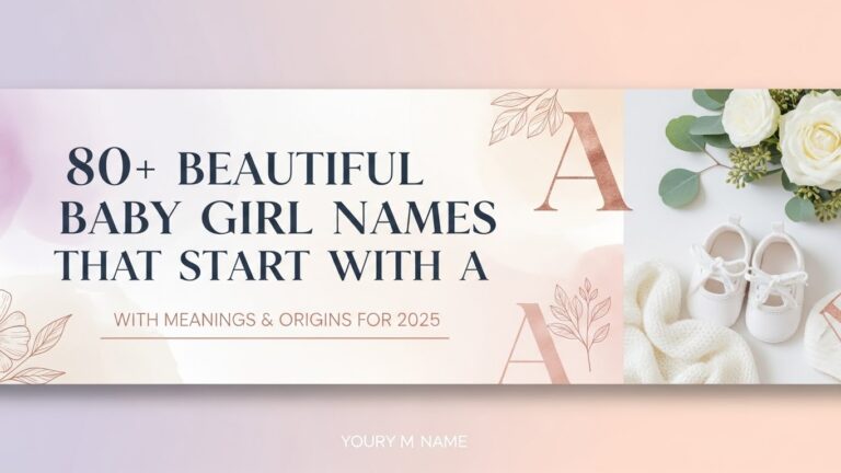 80+ Beautiful Baby Girl Names That Start with A
