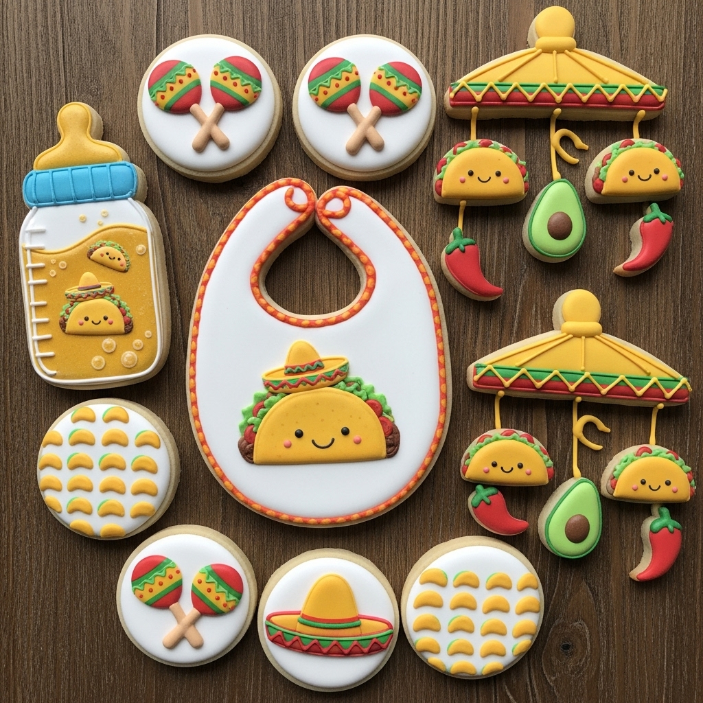  Taco Baby Essentials Cookie Set