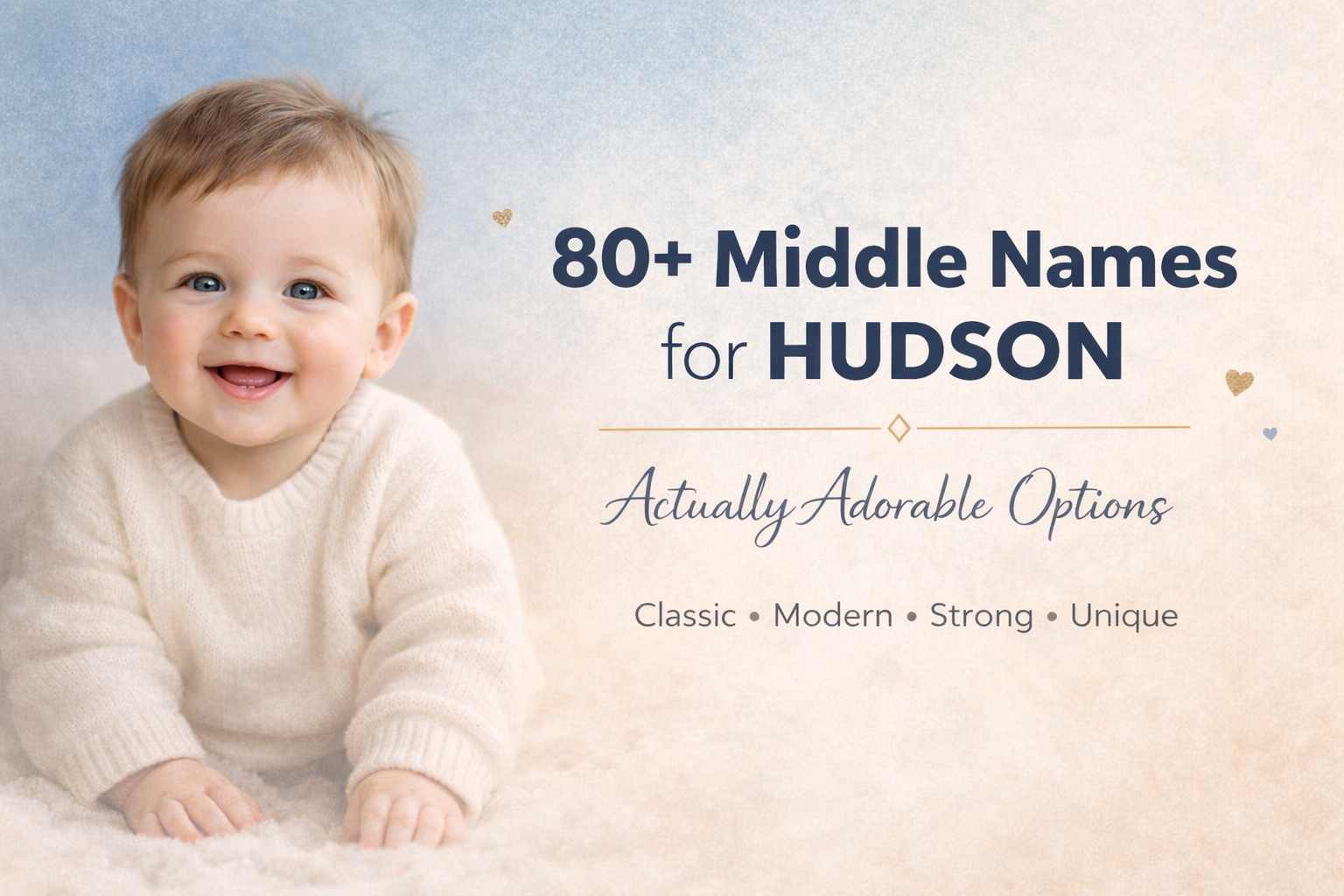 middle names for hudson