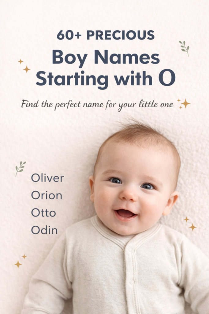 Boy Names That Start With O