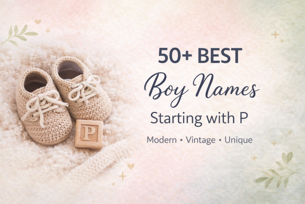50+ Best Boy Names That Start With P