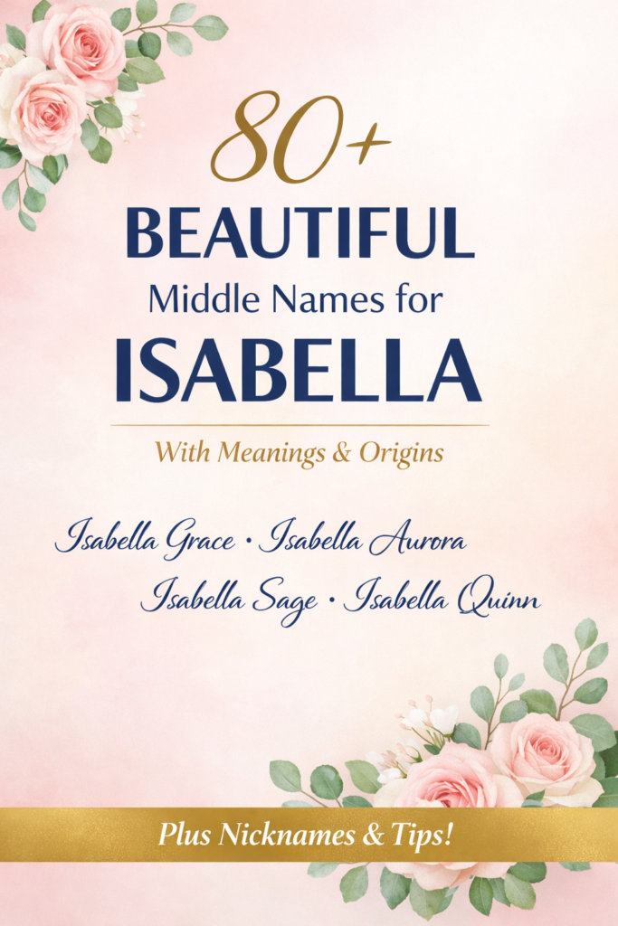 middle name ideas for Isabella