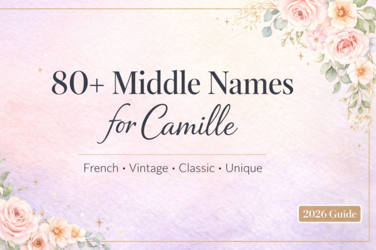middle names for Camille