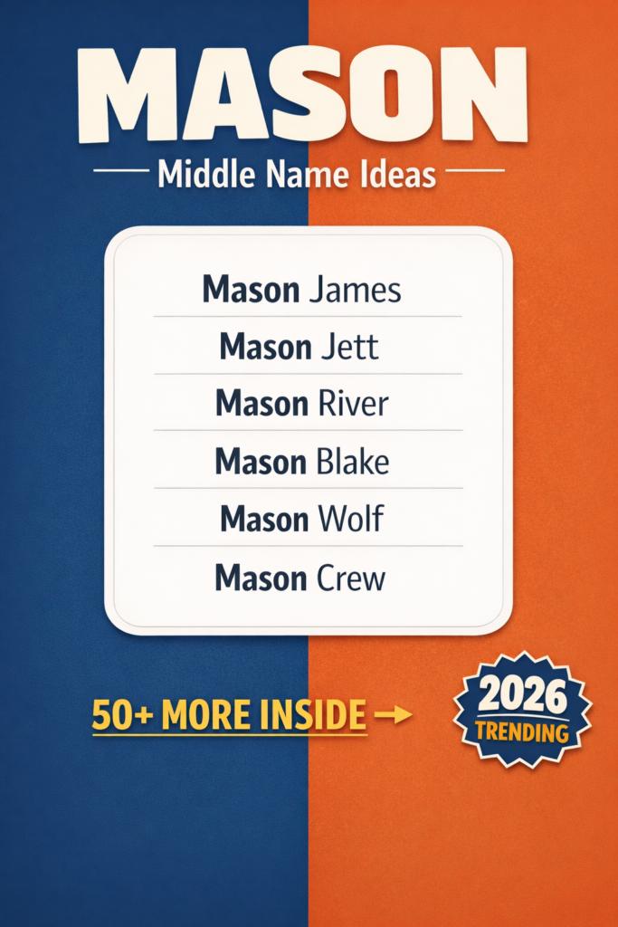 middle names for Mason